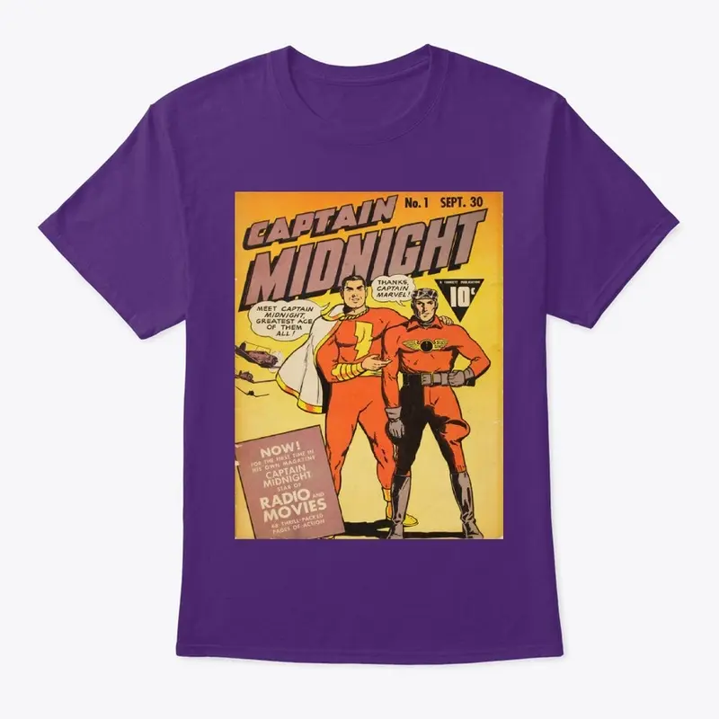 Captain Midnight Comic Tee