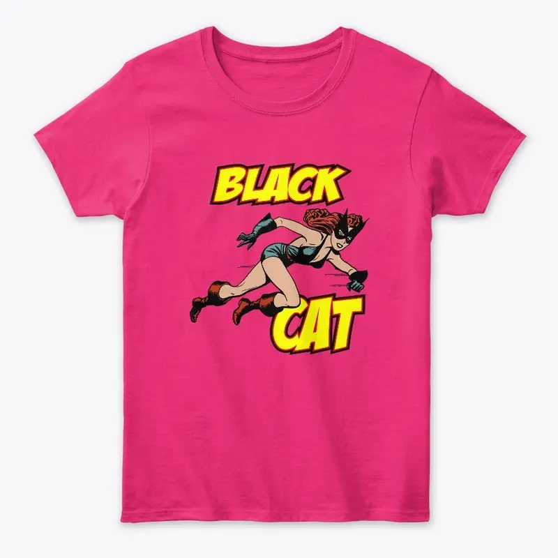 Lady's BlacK Cat Tee